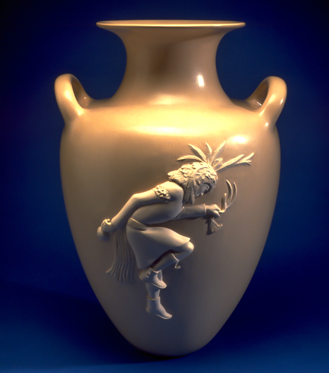 Buffalo Dancer Vase